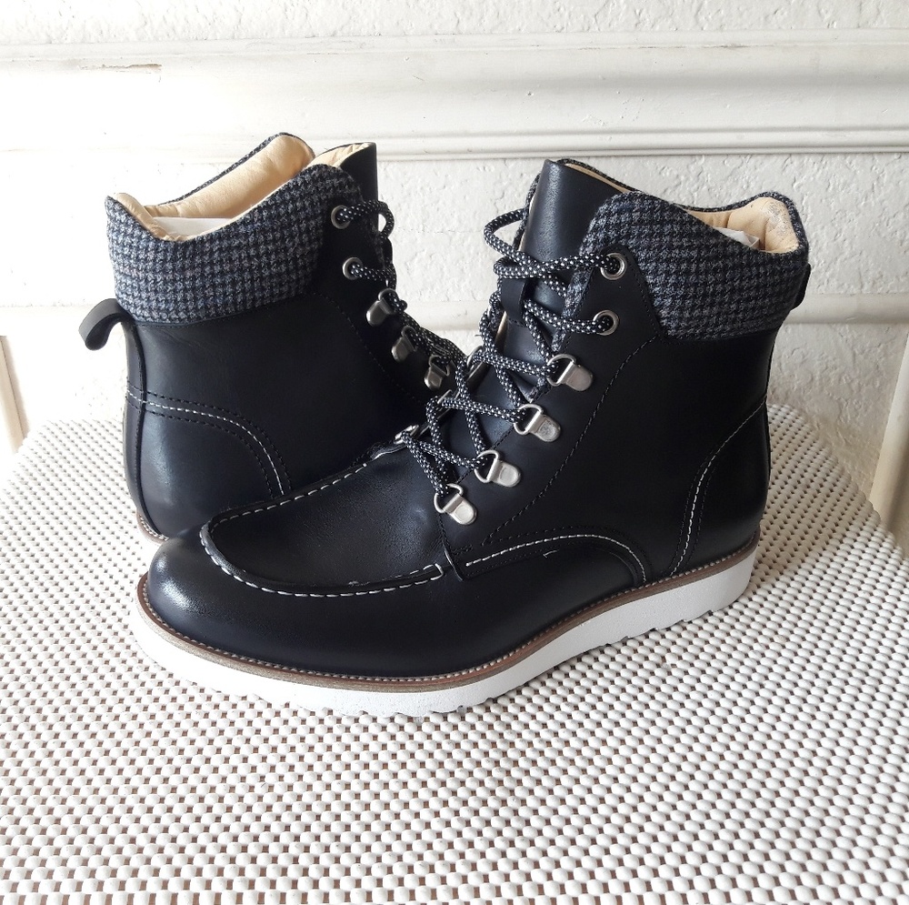 English Laundry leather boots
